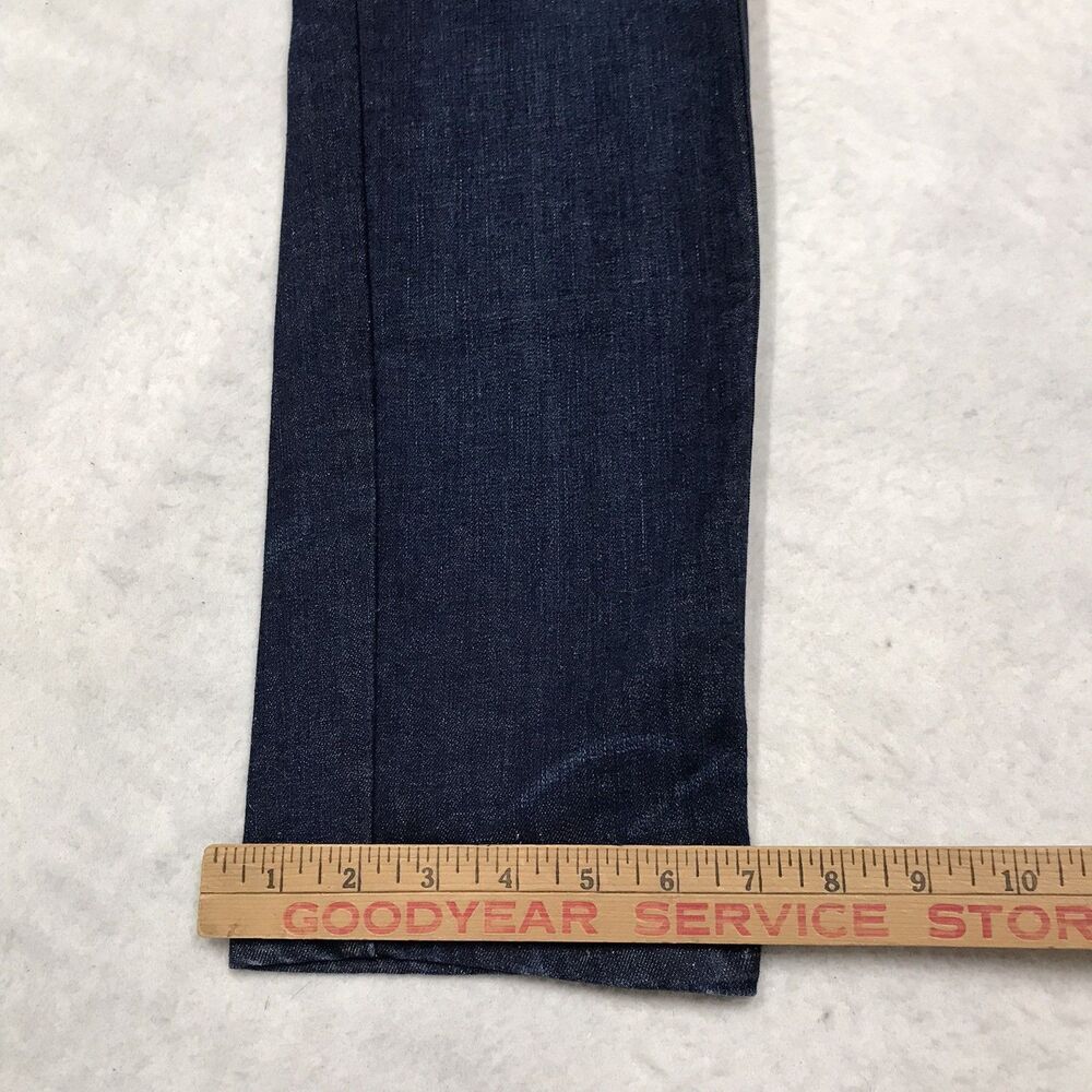 TOMMY HILFIGER Slim Taper Jean Men 33x30 Dark Wash Racing Stripe Honeycomb - Picture 13 of 16